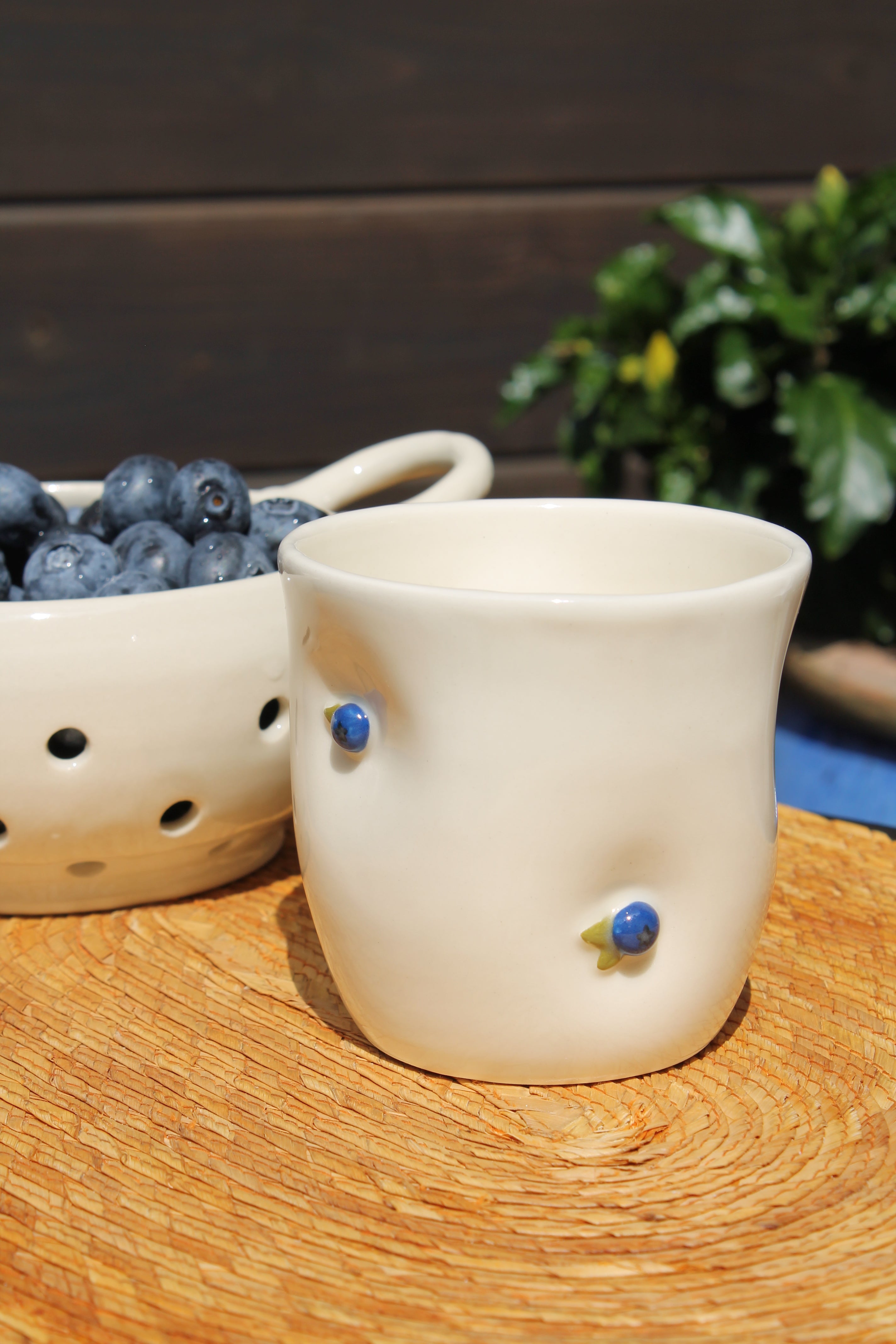 Tasse bleuet espresso